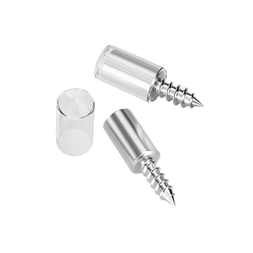 Shelf support metal with screw, with silicone ring